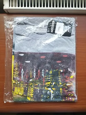 Buy Dr Who & The Daleks T Shirt Rock Off Merchandise Large Factory Sealed New • 12.50£