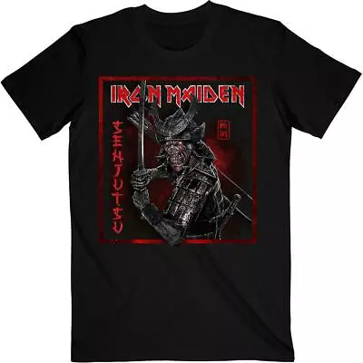Buy ** Iron Maiden SENJUTSU COVER Distressed T-shirt Official ** • 15£