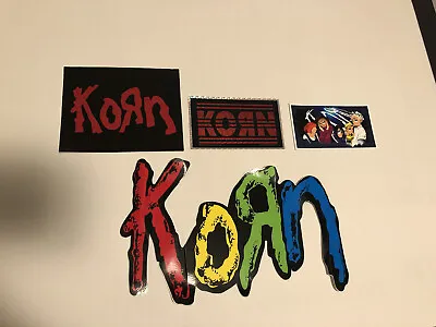 Buy Korn And Limp Bizkit Vintage Stickers Lot Of 7 ©️1998 & ©1999 Nu Metal Merch • 15.78£