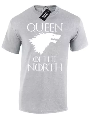 Buy Queen Of The North Unisex T Shirt Game Of Sansa Jon Khaleesi Snow Thrones Dragon • 8.99£