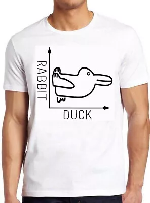 Buy Rabbit Duck Illusion T Shirt Meme Funny Gamer Cult Movie Music Gift Tee 553 • 6.35£
