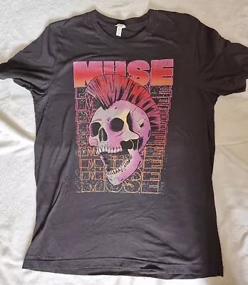 Buy Muse Mohawk Skull Shirt Large • 10£