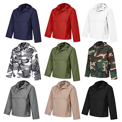 Buy Army Smock Military Style Combat Hunting Hoodie Anorak Pullover Olive Urban Camo • 32.29£
