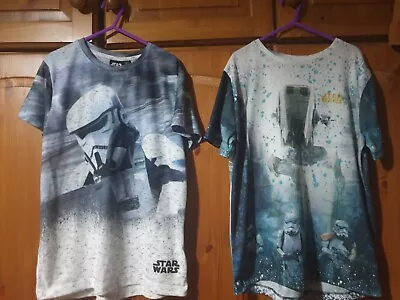 Buy 3 X Boys Star Wars T-shirts 9-10 Years • 3£