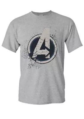Buy Marvel Avengers Infinity War Logo T-shirt Short Sleeves Crew Neckline Cotton Tee • 10.36£
