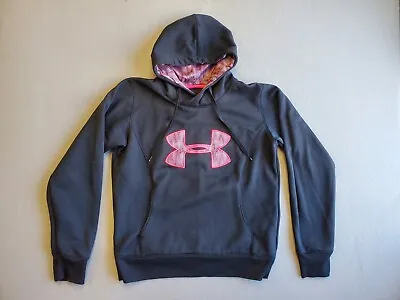Buy Under Armour Storm Women's Hoodie Medium (M) Black Pink Fit Pockets Semi Fitted • 12.34£