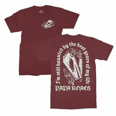 Buy Papa Roach Haunted Coffin Rock Metal Rap Alternative Music Band T Shirt 10107761 • 37.01£