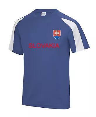 Buy Slovakia Euro Sports  Printed T Shirt Football Your Country  Pristine Finish • 16.99£