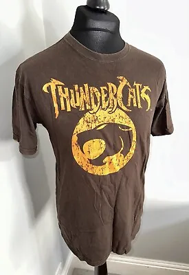 Buy Thundercats Medium Brown T Shirt Gildan Heavy Cotton • 9.99£