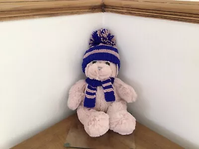 Buy Harry Potter Ravenclaw House Blue And Beige Stripes Hat And Scarf With New Teddy • 8.99£