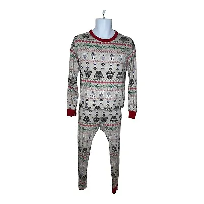 Buy Hanna Andersson Grey Red Trim Star Wars Adult Pajamas Size XS • 23.68£