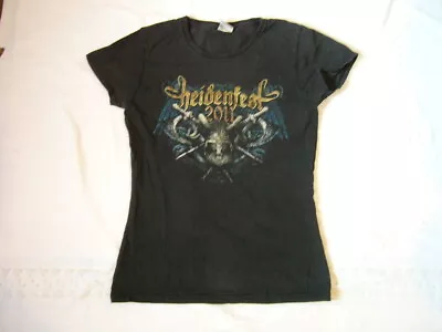 Buy V.A. FINNTROLL, WINTERSUN, ALESTORM... – Rare Old 2011 Heidenfest Tour T-Shirt!! • 20.56£
