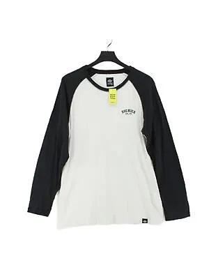 Buy Dickies Men's T-Shirt XL White 100% Cotton Basic • 12.50£