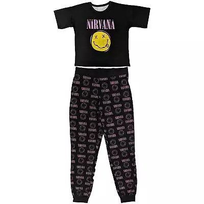 Buy Nirvana - Nirvana Ladies Pyjamas  Xerox Smile Pink Large - New Bath - J1362z • 31.77£