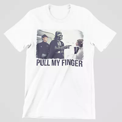 Buy Darth Vader T-Shirt Star Wars Pull My Finger Leia Funny 70s 80s 90s Dark Side UK • 5.99£