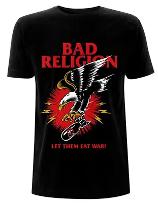 Buy Bad Religion Bomber Eagle T-Shirt - OFFICIAL • 17.69£