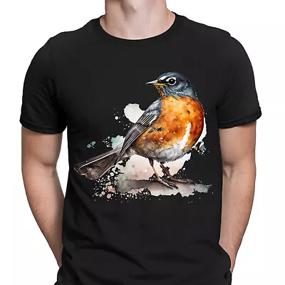 Buy American Robin Bird Watching Animal Lovers Birding Novelty Mens T-Shirts Top#NED • 9.99£