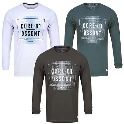 Buy Dissident Long Sleeve T-Shirt Men's Graphic Motif Jersey Cotton Lightweight Top • 12.99£