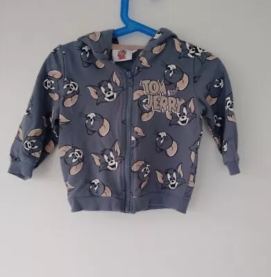 Buy Kids Tom And Jerry Hoodie 9-12 Months • 3.50£