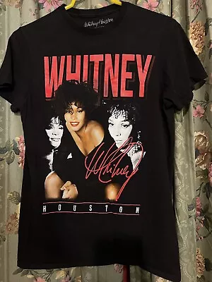 Buy Whitney Houston T Shirt, Sz S/P • 3.94£
