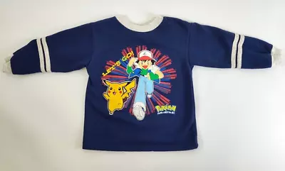 Buy Vintage Pokemon Lets Go! Nintendo Gotta Catch Em All Sweatshirt Size Youth 5 • 31.57£