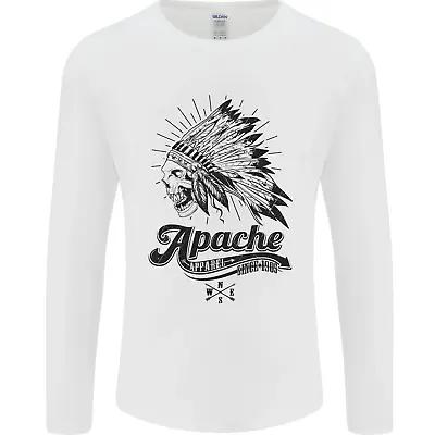 Buy Apache Apparel Motorbike Motorcycle Biker Mens Long Sleeve T-Shirt • 11.99£