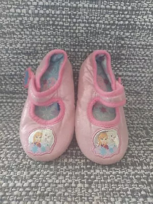 Buy Girls Toddler Frozen Slippers Size 6-7 • 0.99£