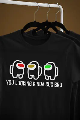 Buy Among Us Looking Sus Bro Impostor Gaming  Kids T-Shirt Crew Mate Funny Gift • 5.99£