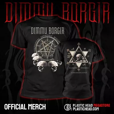 Buy DIMMU BORGIR - 'PURITANICAL EUPHORIC MISANTHROPIA' Black T-Shirt - PH13491M • 15.99£