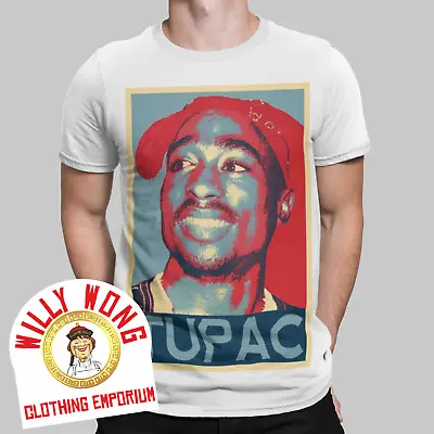 Buy Tupac T-Shirt Mens Hip Hop 80s 90s Shakur 2 Pac Unisex Top Classic Film Poster • 6.99£