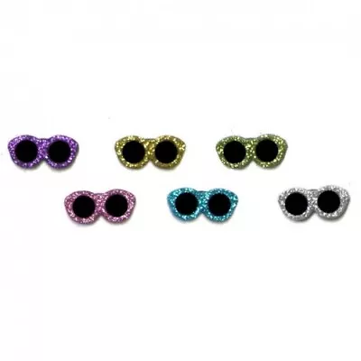 Buy Dress It Up Glitter Sunglasses Buttons  - Per Pack • 3.59£