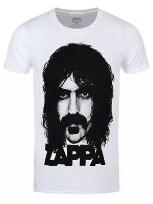 Buy Frank Zappa T-shirt Big Face Men's White • 16.99£