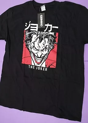 Buy Official DC Batman THE JOKER Japanese Unisex T-Shirt Sizes  NEW & IN STOCK • 4.99£