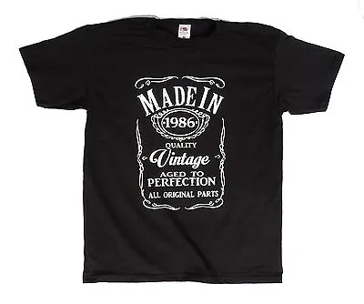 Buy Made In 1986 Quality Vintage, Funny Men's Birthday Gift Idea T Shirt • 5.20£