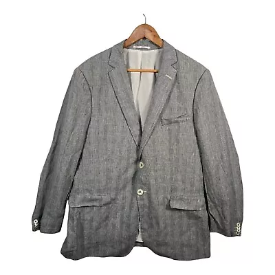 Buy Gant Suit Blazer Size 54 Grey With Pink Lining • 14.99£