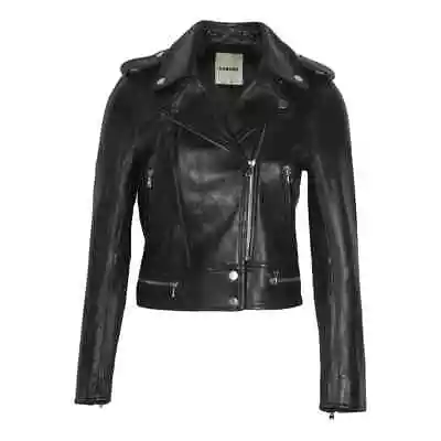 Buy Sandro Paris Women's Jacket Size 1 Leather Jacket RRP: 445 Eur • 33£