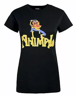 Buy The Muppets Animal Drummer Women's T-Shirt By Worn • 14.99£