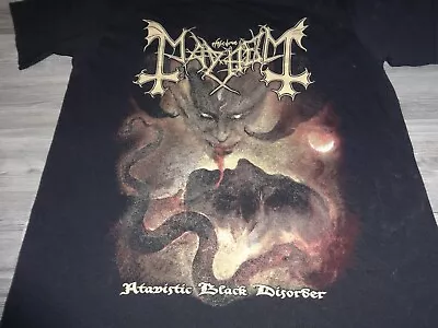Buy Mayhem Shirt Black Metal Morbid Tsjuder Taake • 25.69£
