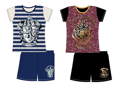 Buy Girls Kids Harry Potter Pyjamas Shorts Nightwear PJs Hogwarts Gryffindor • 6.99£