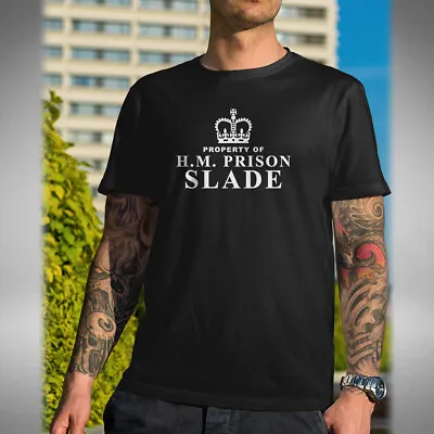 Buy HMP Slade Prison Men's T-Shirt Funny Porridge Inspired Classic British Comedy • 9.99£