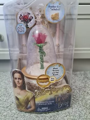Buy Beauty And The Beast Enchanted Rose Jewellery Box • 18.99£