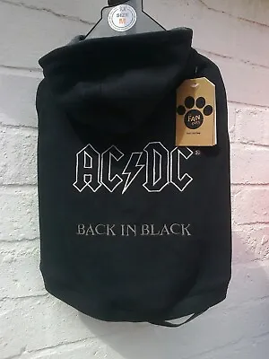 Buy New Ac/dc Back In Black Dog Sweatshirt Hoodie M • 8.50£