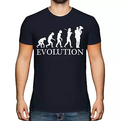 Buy Euphonium Player Evolution Of Man Mens T-shirt Tee Top Gift Musician • 9.95£