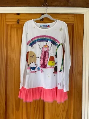 Buy Desigual 11-12 Years Adventure Time Tunic Dress • 10£