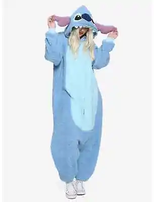 Buy NWT Disney Lilo & Stitch Womens Hooded Pajama Kigurumi • 38.51£