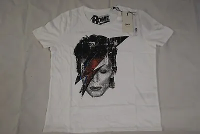 Buy David Bowie Aladdin Sane Ladies Skinny T Shirt New Official Only Clothing Rare • 12.99£