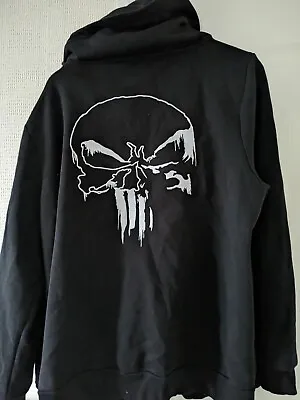 Buy Marvel The Punisher Size Large Double Zipped Hoodie • 12£