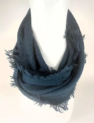 Buy Eye-Catching Knit-looking Teal Infinity Loop Scarf - Comfortable & Cozy To Wear! • 7.90£