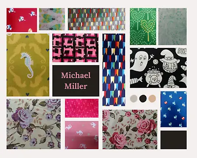 Buy Michael Miller Cotton Fabric FQ & 1/2m Roses Good Knight Sewing Nature Halloween • 4.20£