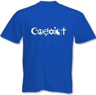 Buy Coexist T-Shirt Mens Funny Peace Religion • 8.98£